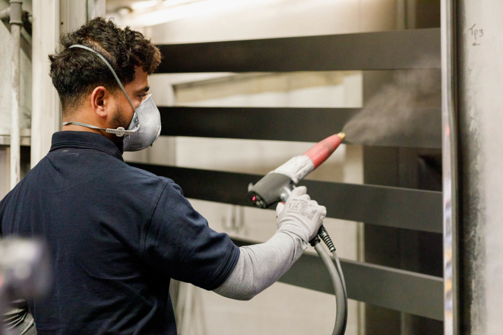 aluminium powder coating